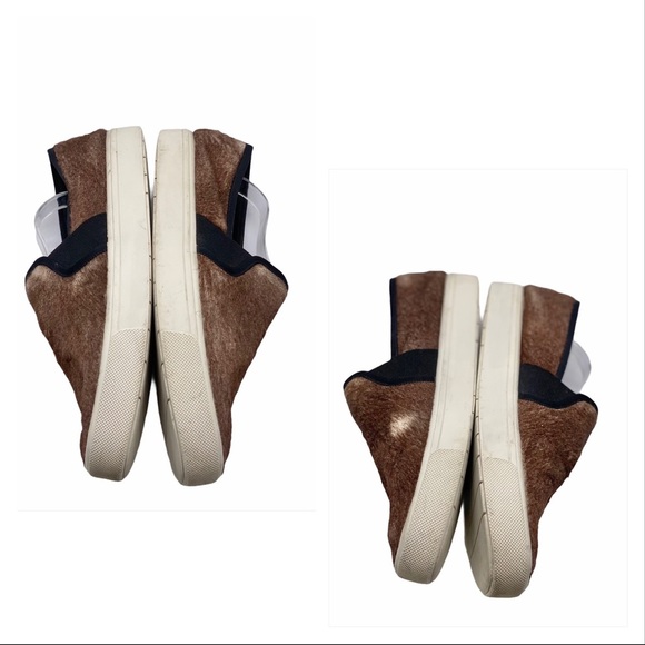 VINCE GUC Berlin Brown Calf Half Slip On Sneakers - Picture 5 of 14